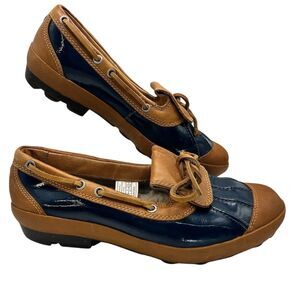 UGG Ashdale Waterproof Duck Boots Unisex Size 7.5 Brown Blue READ